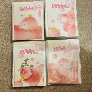 Bubble Pink universal use greeting card